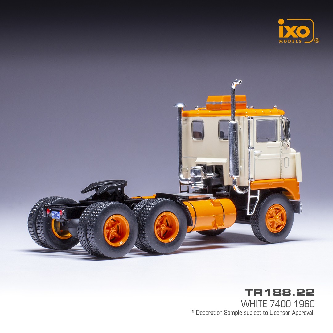 White 7400 1960 beige 1:43 Ixo Models