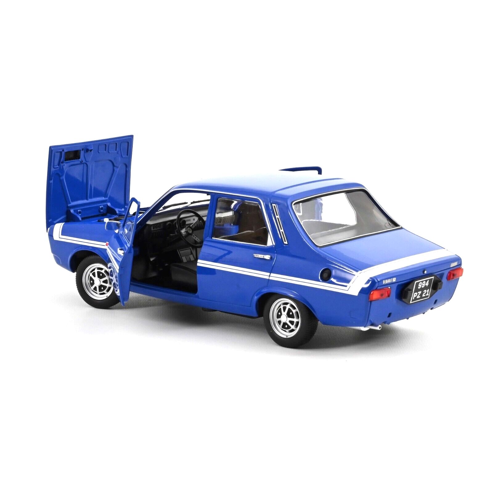 Renault 12 Gordini without bumpers 1971 blue 1:18 Norev