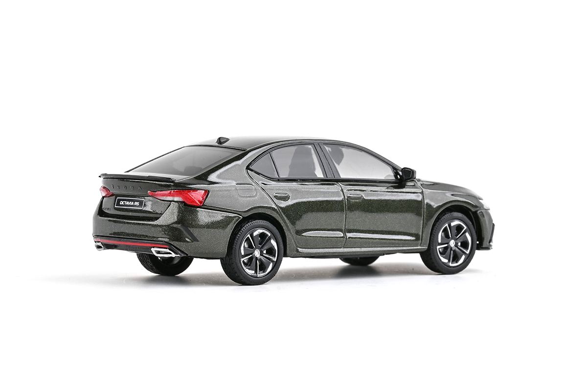 Škoda Octavia IV RS 2020 zelená khaki metalíza 1:43 Abrex