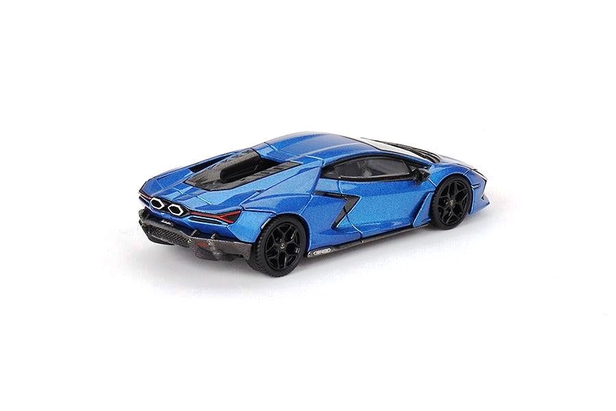 Lamborghini Revuelto Blue Eleos 1:64 Mini GT