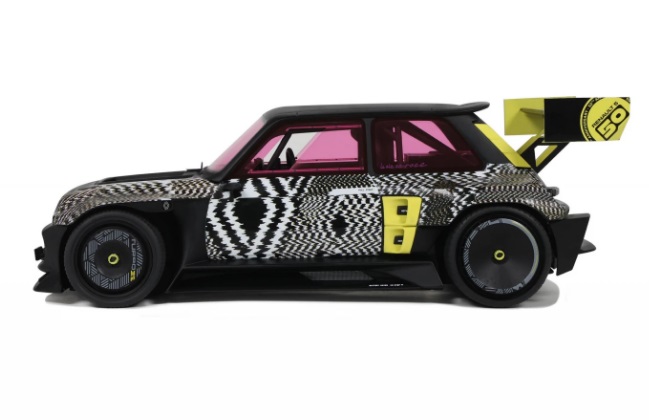 Renault 5 Turbo 3E 2022 black matte 1:18 OttOmobile