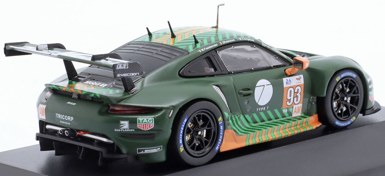 Porsche 911 RSR #93 Fassbender/Campbell/Robichon Proton Competition 1:43 Ixo Models