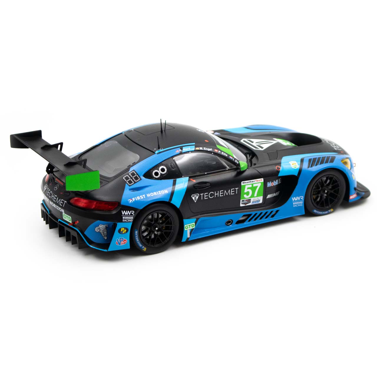 Mercedes-AMG GT3 EVO #57 Winward Racing 24H Daytona 2021 1:18 Ixo Models