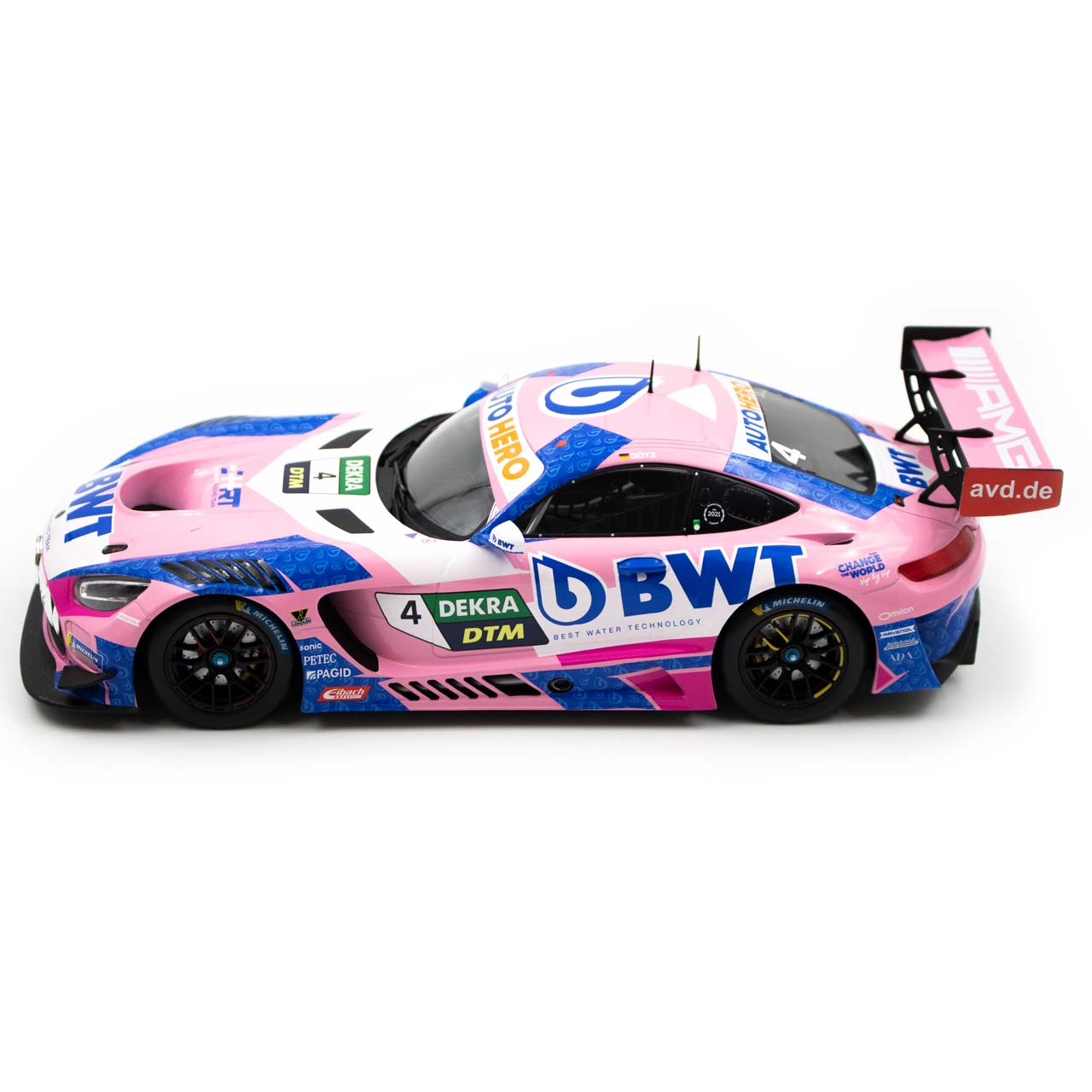 Mercedes-AMG GT3 EVO Maximilian Götz #4 HRT DTM CHampion 2021 1:18 Ixo Models
