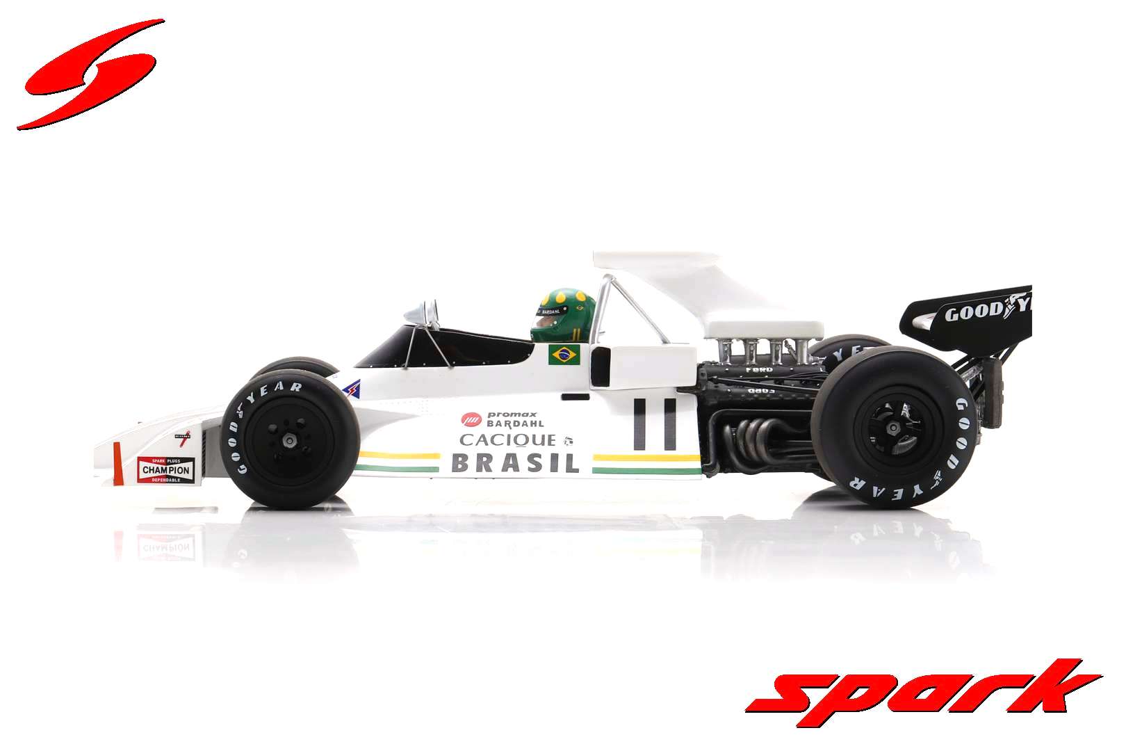 Brabham BT42  #11 Wilson Fittipaldi Monaco GP 1973 1:18 Spark