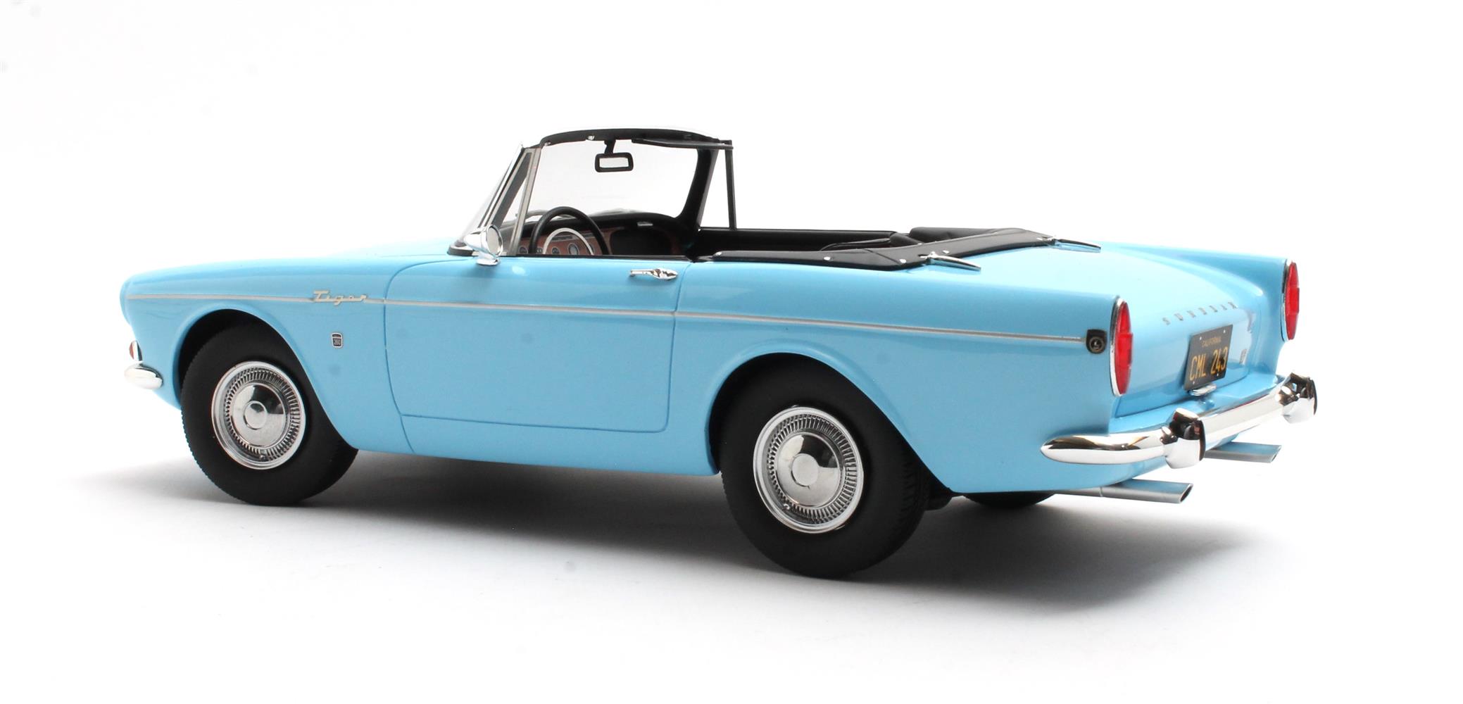 Sunbeam Tiger 260 MKI Cabriolet Open 1964 blue 1:18 Cult Scale Models