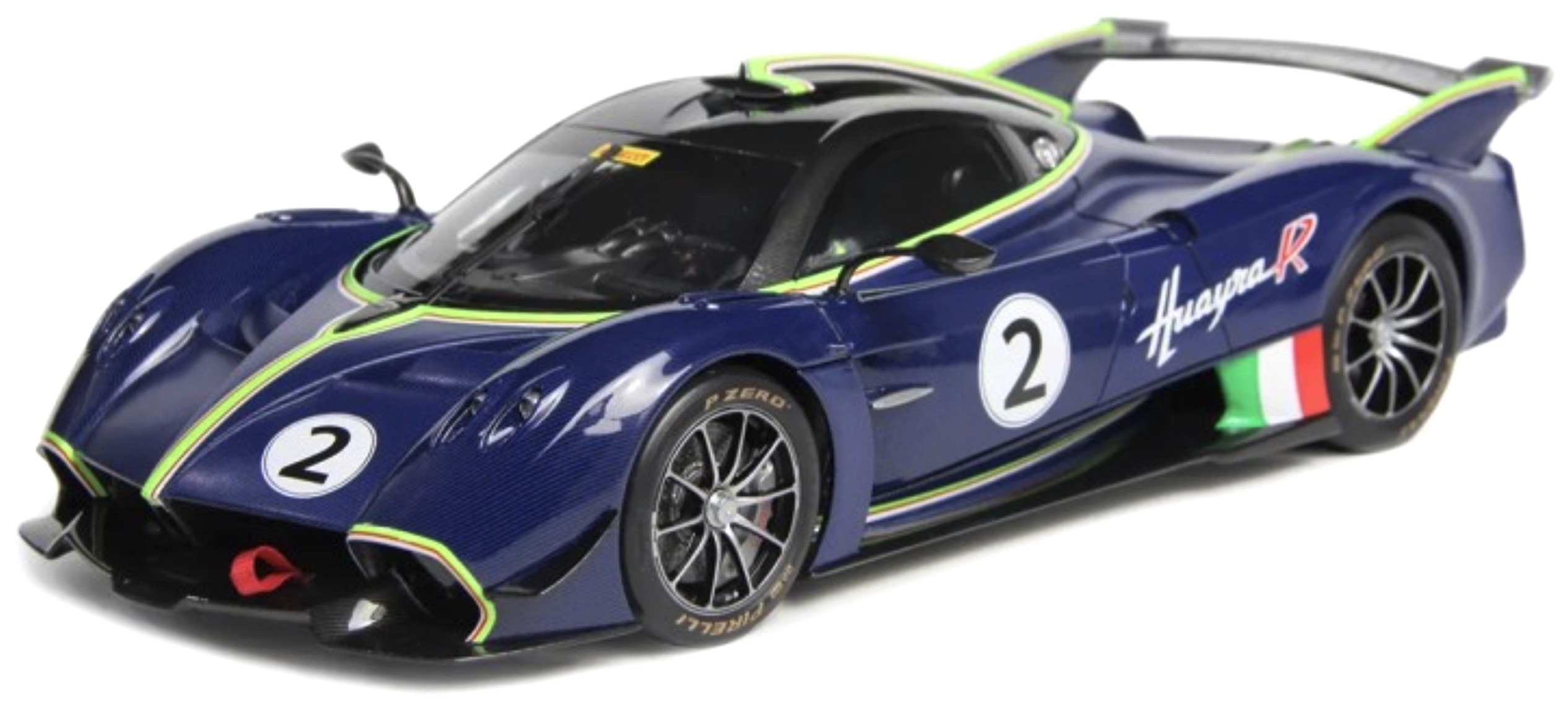 Pagani Huayra R blue carbon 1:18 LCD Model