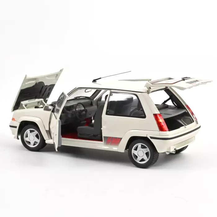 Renault Supercinq GT Turbo PH II 1989 panda white 1:18 Norev