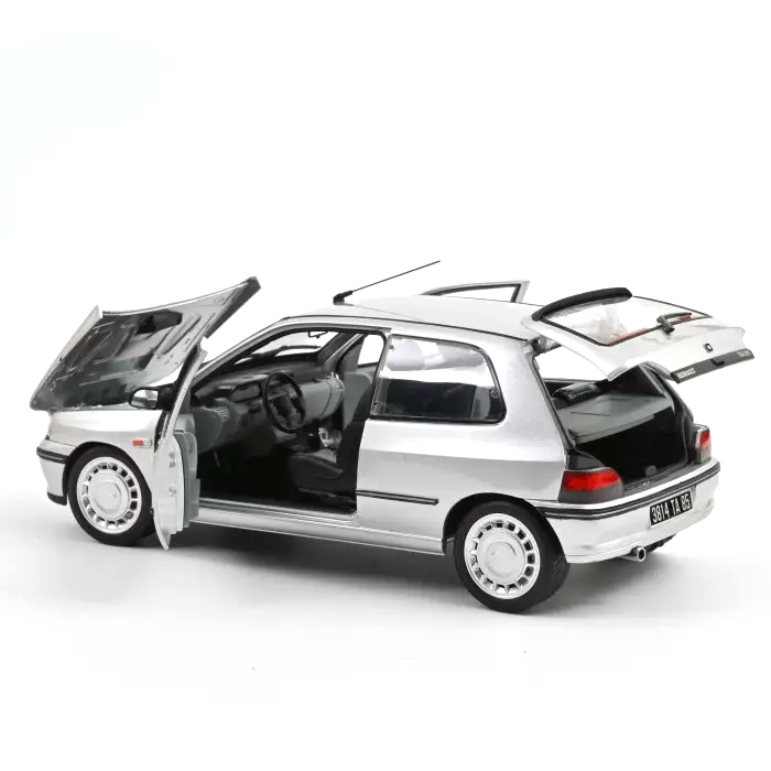 Renault Clio 16s 1992 iceberg grey 1:18 Norev