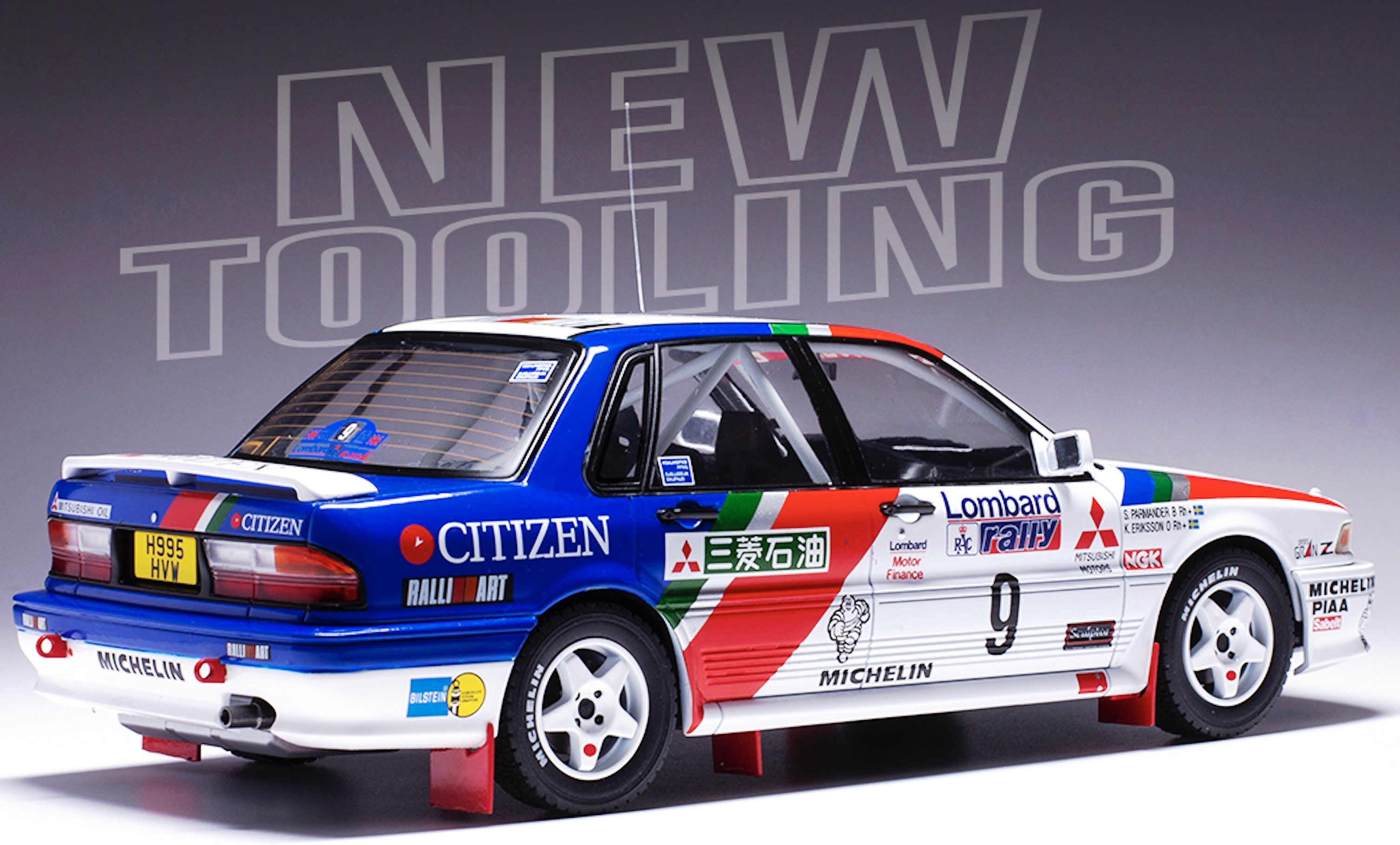 Mitsubishi Galant VR-4 #9 Eriksson/Parmander RAC Rally 1990 1:18 Ixo Models