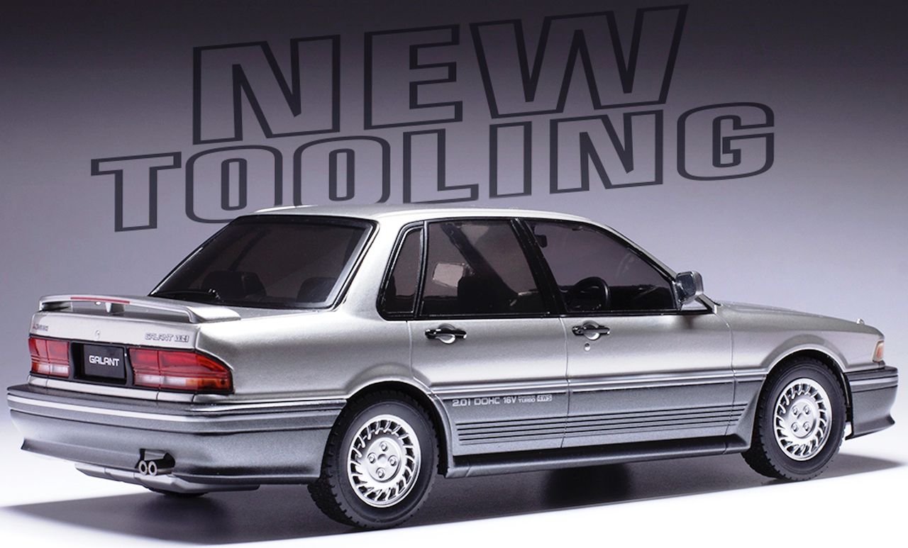 Mitsubishi Galant VR-4 1987 silver 1:18 Ixo Models