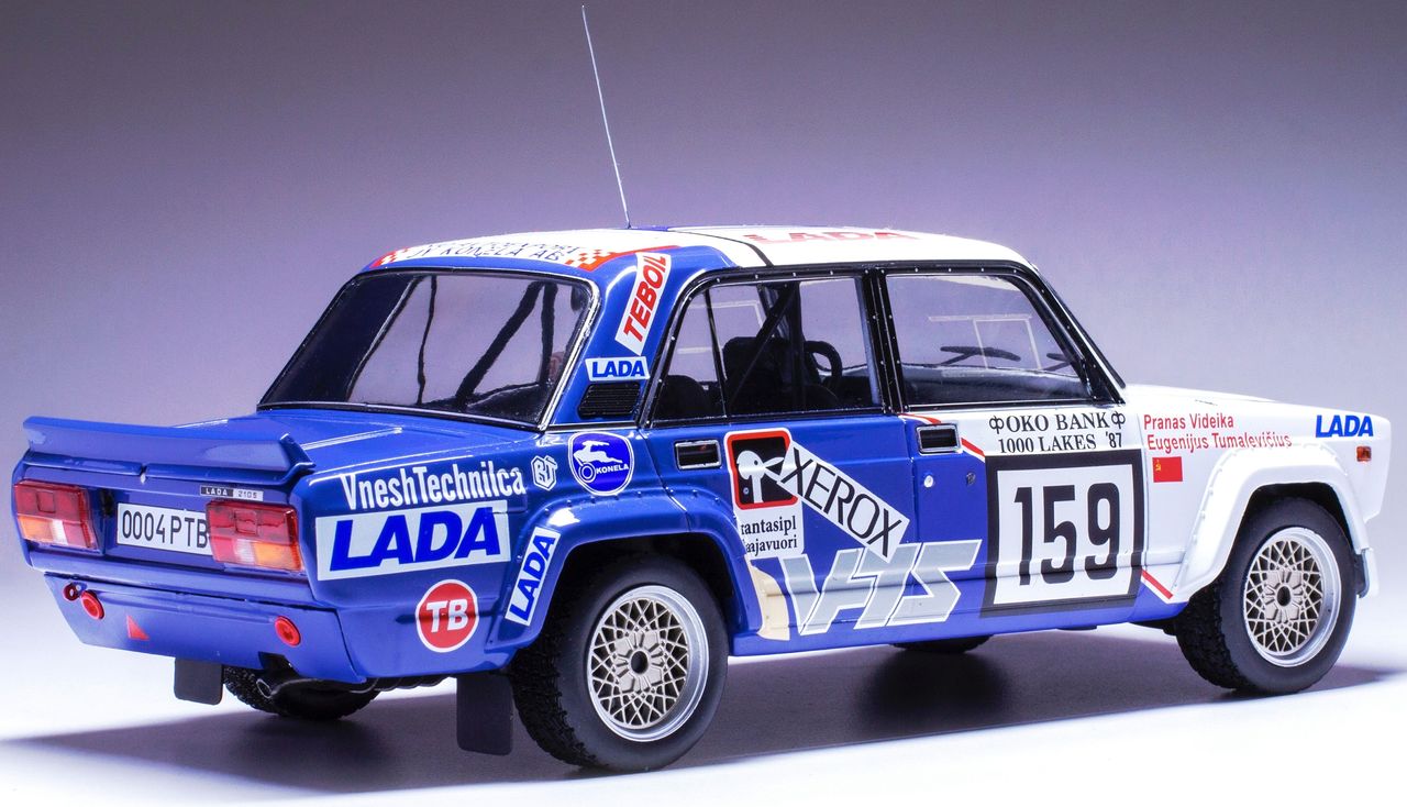 Lada 2105 VFTS #159 Tumalevicius/Videika 1000 Lakes Rallye 1987 1:18 Ixo Models