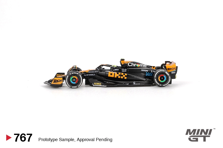 McLaren MCL60 #4 Lando Norris F1 2nd Place Japanese GP 2023 1:64 Mini GT