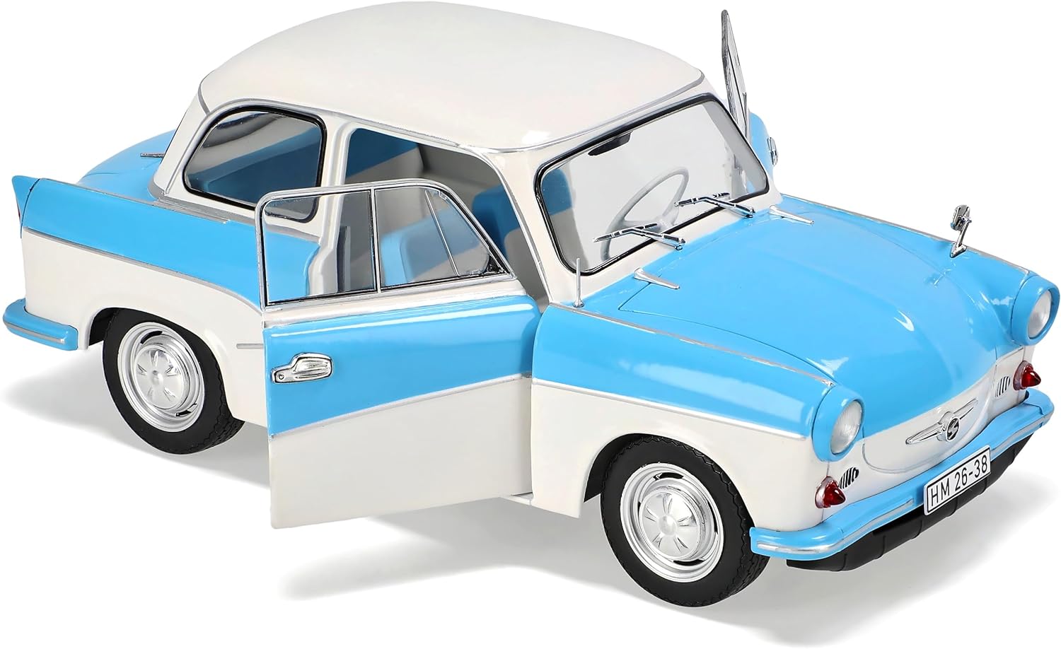 Trabant P50 Limousine 1958-1962 blue/white 1:18 Solido