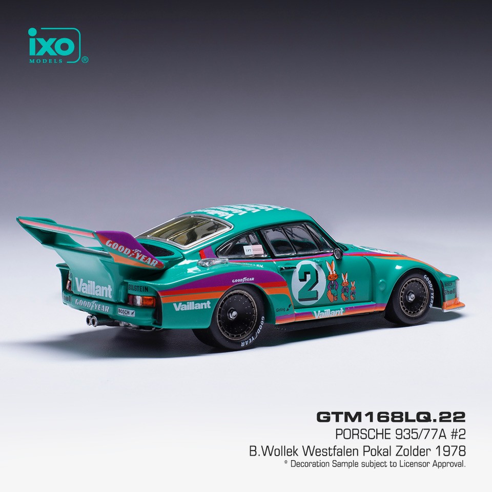 Porsche 935/77A #4 Ludwig/Heyer 6H Silverstone 1978 1:43 Ixo Models