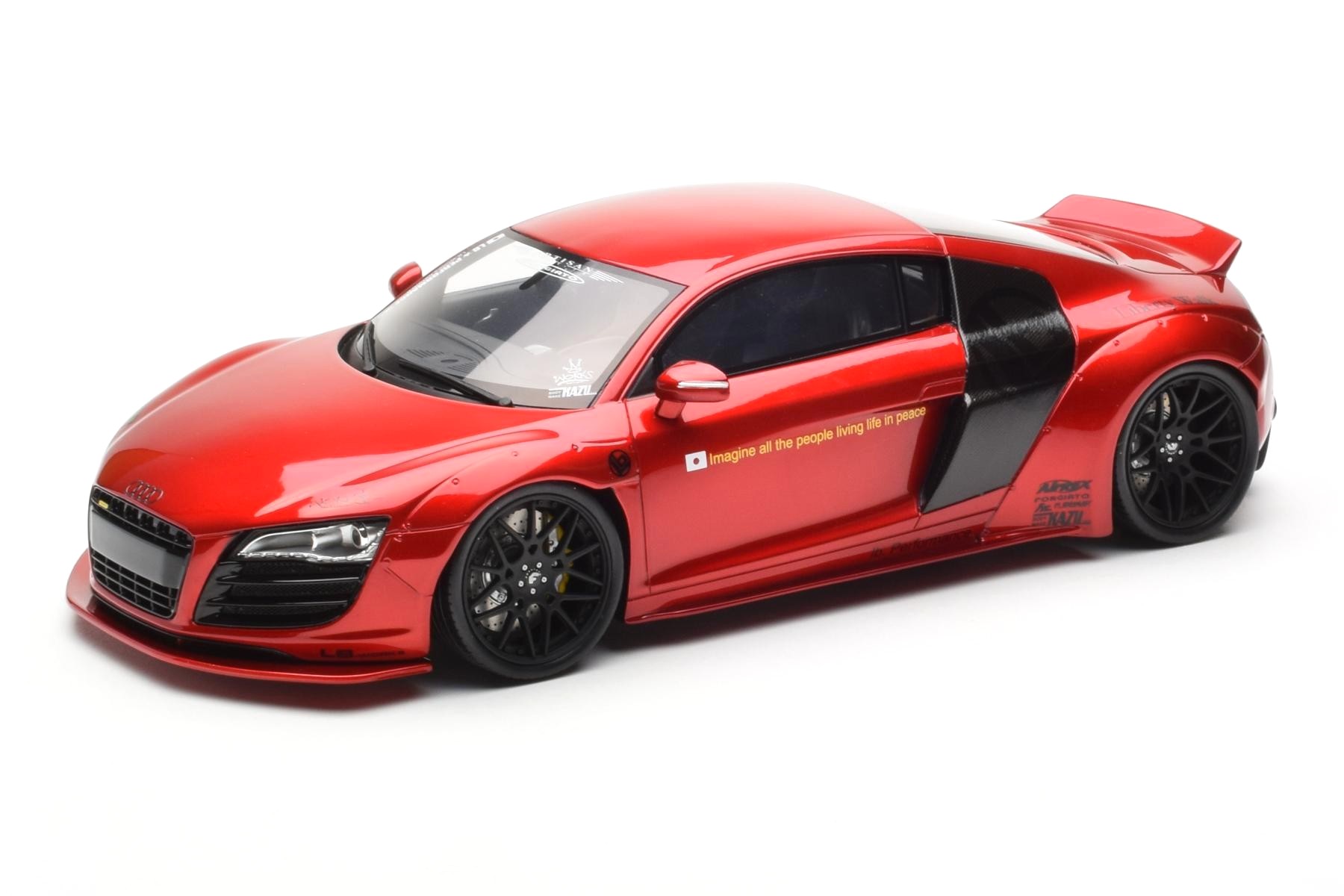 Audi R8 By LB-Works 2022 candy red 1:18 GT Spirit