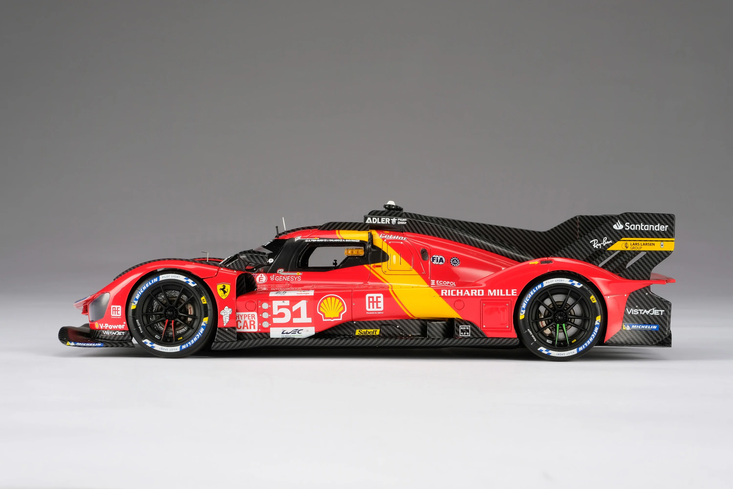 Ferrari 499P Hypercar #51 A.P.Guidi/ J.Calado/ A.Giovinazzi  Winner 24 Hours of Le Mans 2023 1:18 Amalgam