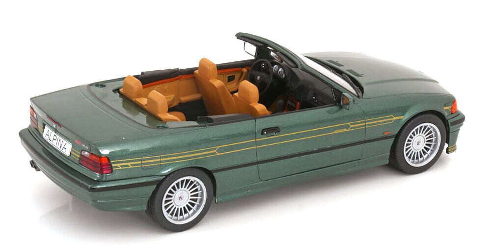 BMW Alpina B3 3.2 Cabriolet 1996 green metallic 1:18 MCG Modelcar Group
