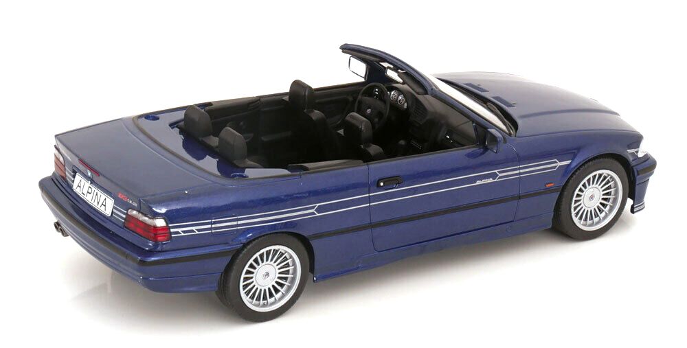 BMW Alpina B3 3.2 Cabriolet 1996 blue metallic 1:18 MCG Modelcar Group