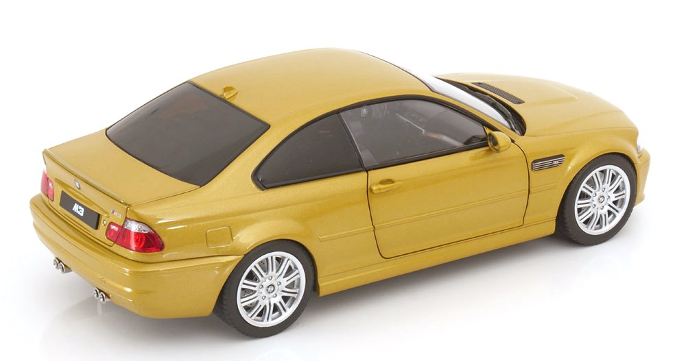 BMW M3 E46 2000 yellow metallic 1:18 Norev
