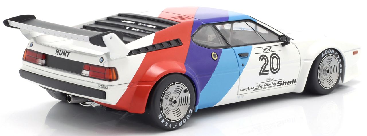 BMW M1 M88 3.5L Team BMW Motorsport #20 J.Hunt Procar Series 1979 1:18 Werk83
