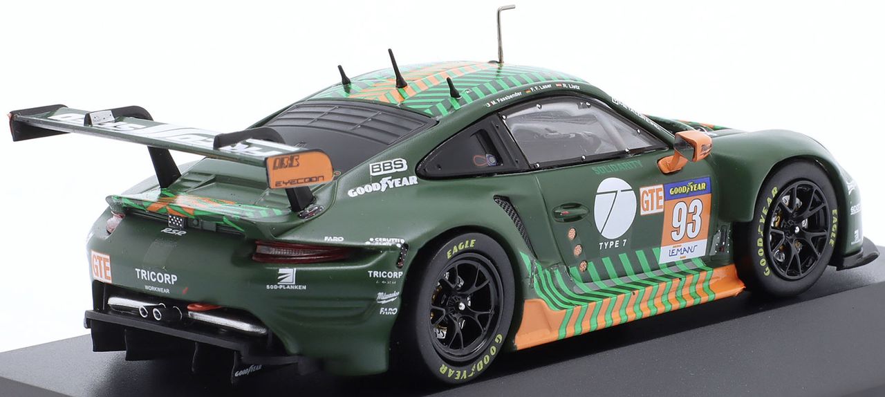 Porsche 911 991-2 RSR Team Proton Competition #93 Fassbender/Lietz/Laser ELMS 2021 1:43 Ixo Models