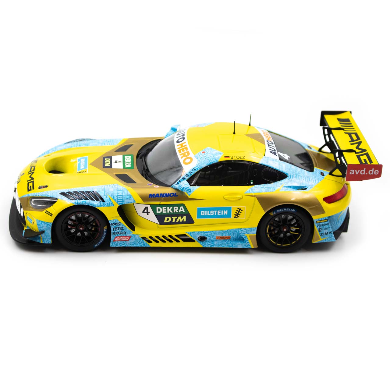 Mercedes-AMG GT3 EVO HRT #4 Luca Stolz DTM 2022 1:18 Ixo Models