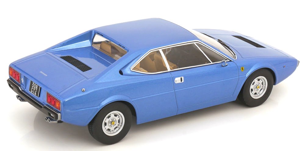 Ferrari Dino 308 GT4 1974 light blue 1:18 KK Scale