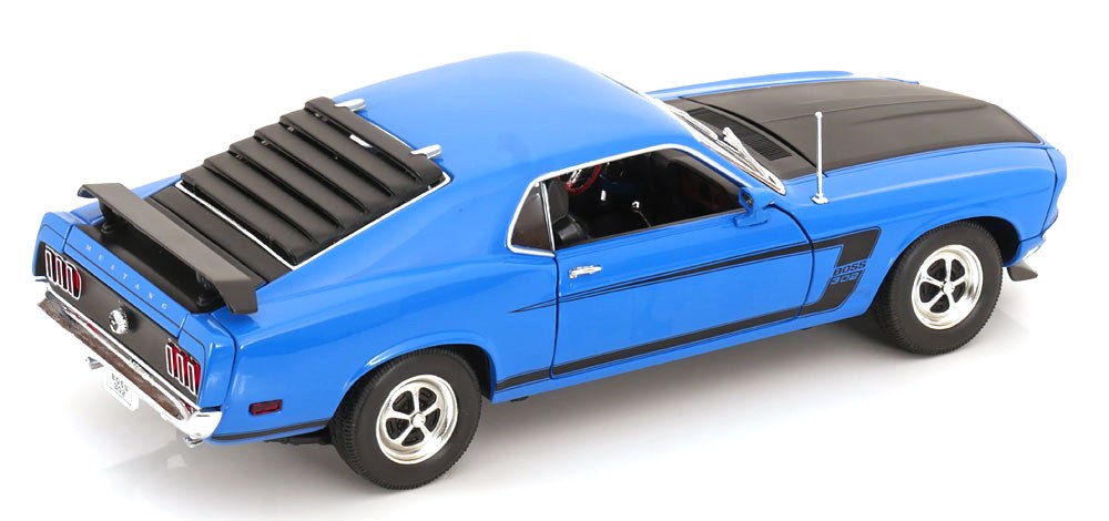 Ford Mustang Boss302 1969 blue 1:18 Welly
