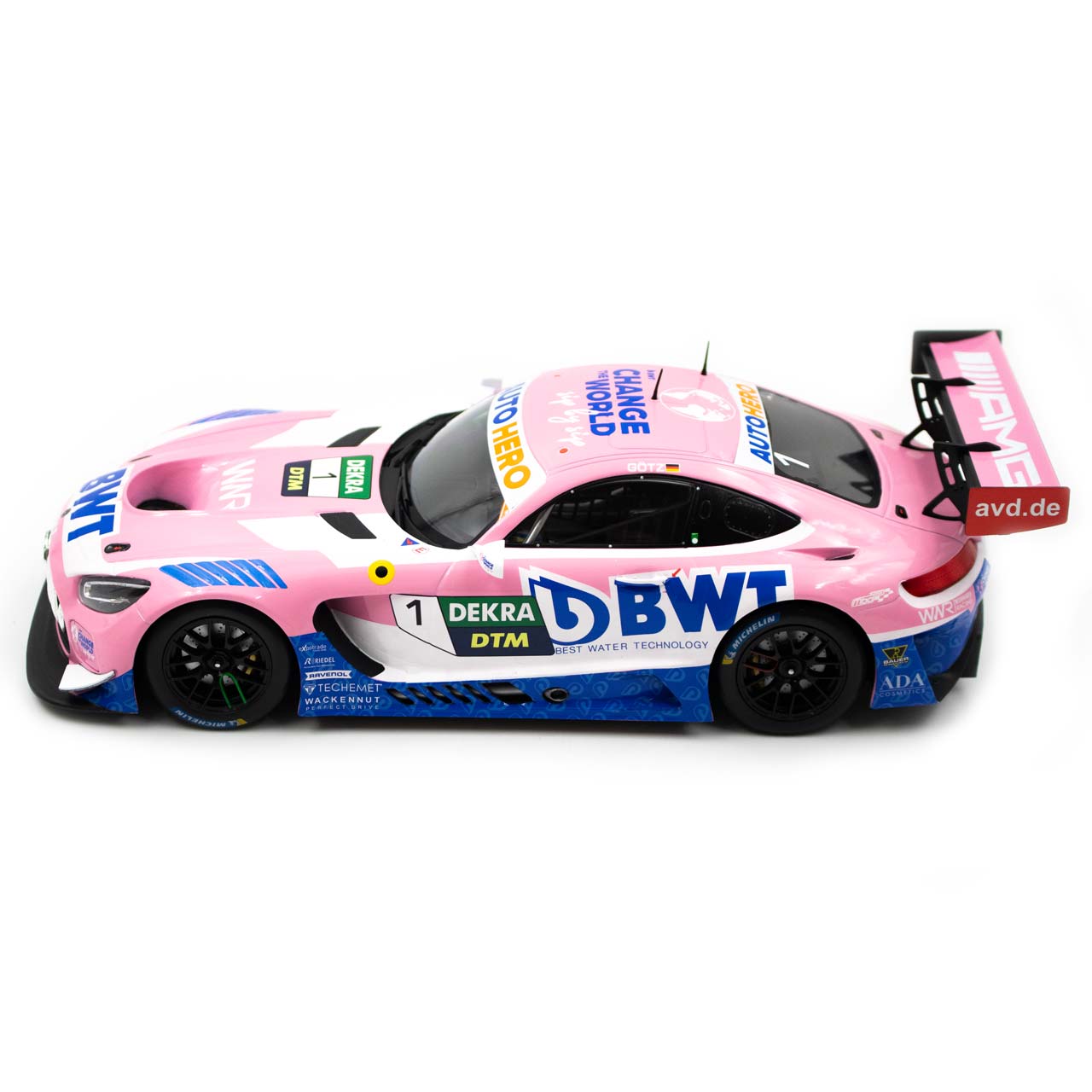 Mercedes-AMG GT3 EVO Winward Racing #1 Maximilian Götz DTM 2022 1:18 Ixo Models