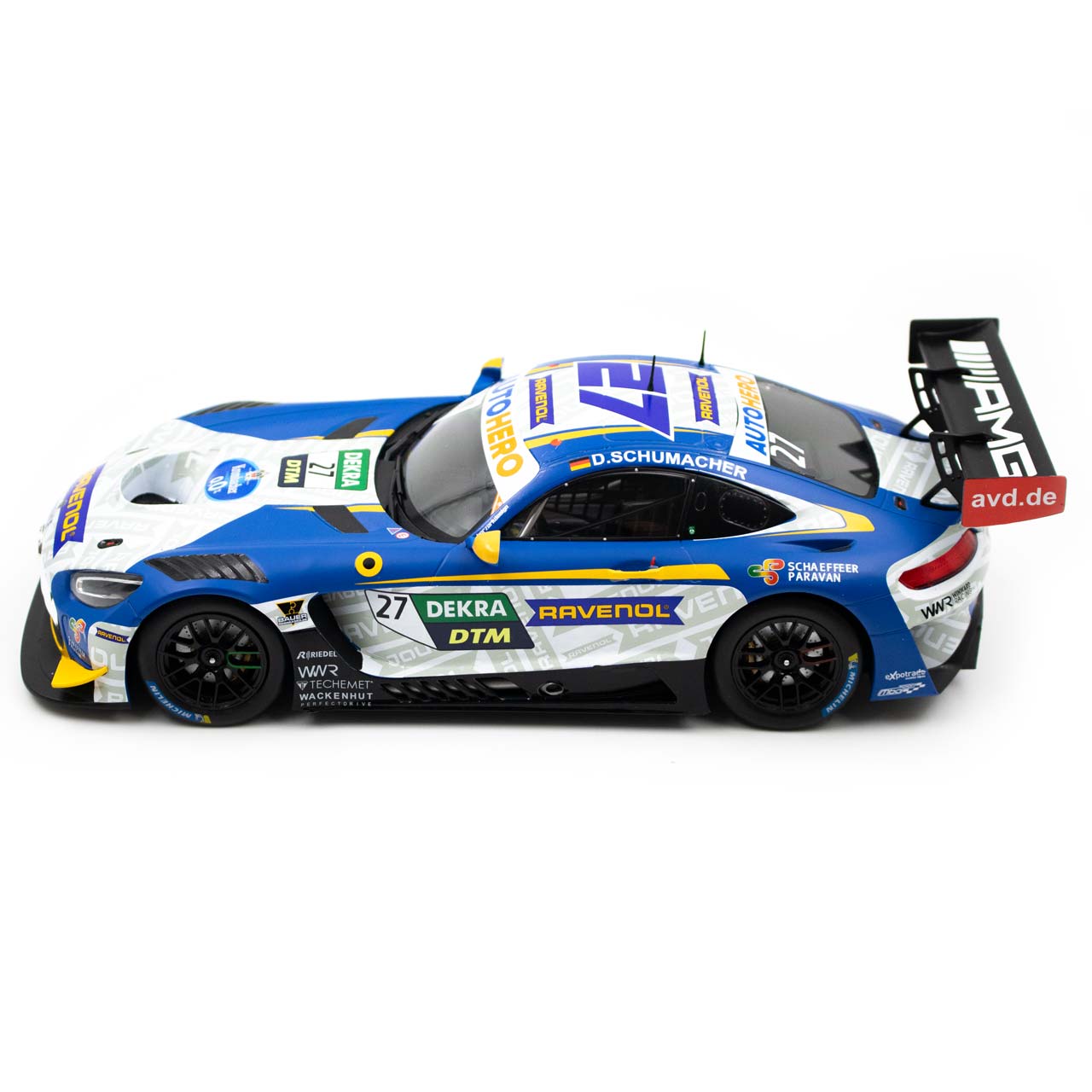 Mercedes-Benz AMG GT3 EVO Team Winward #27 D.Schumacher DTM 2022 1:18 Ixo Models