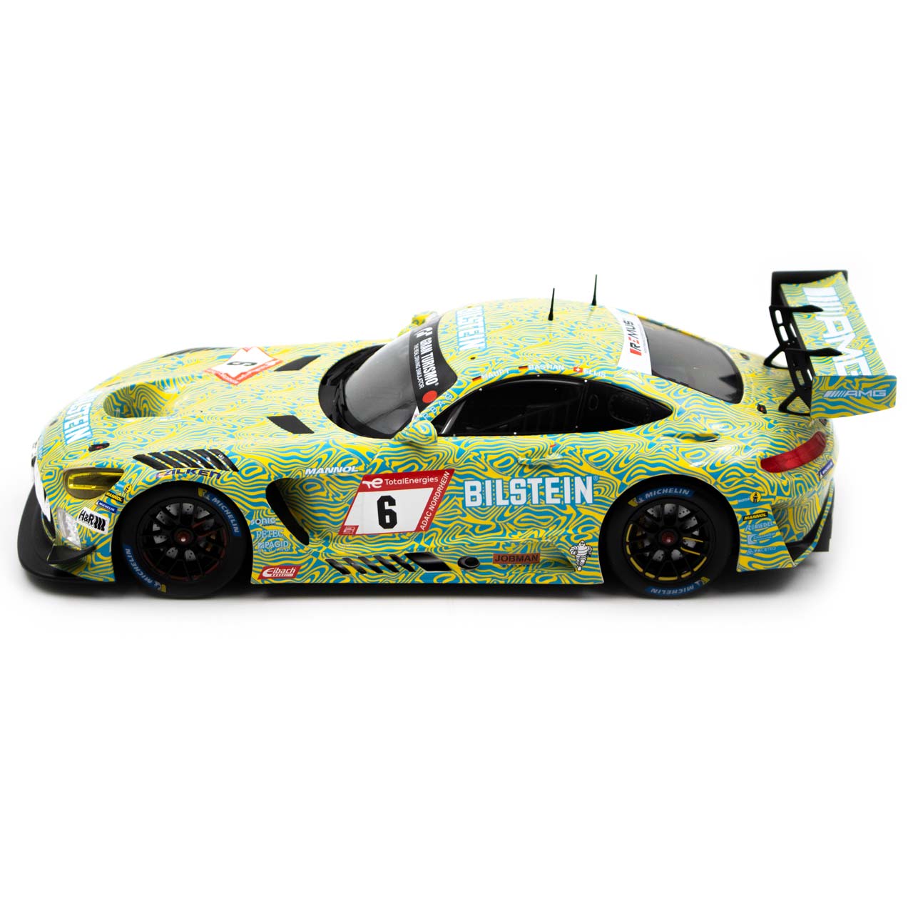 Mercedes-Benz AMG GT3 EVO Team Blistein by HRT #6 Qualification 24H Nürburgring 2022 1:18 Ixo Models