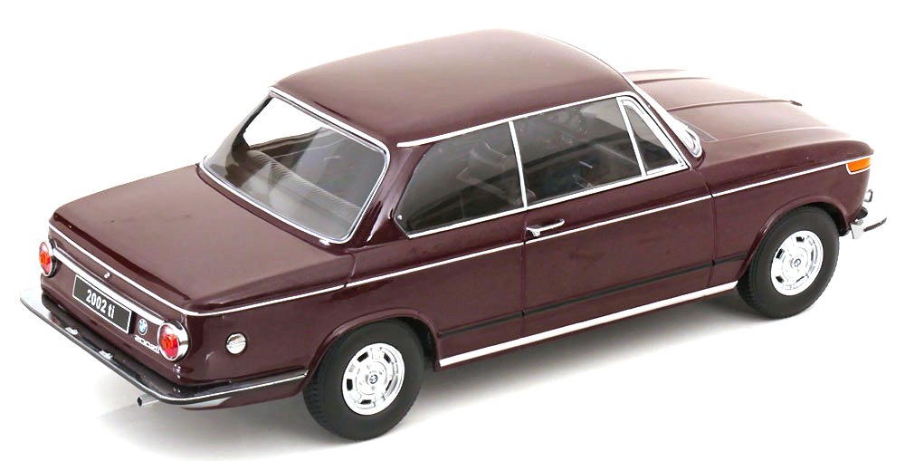 BMW 2002ti 1-Series 1971 dark red 1:18 KK Scale