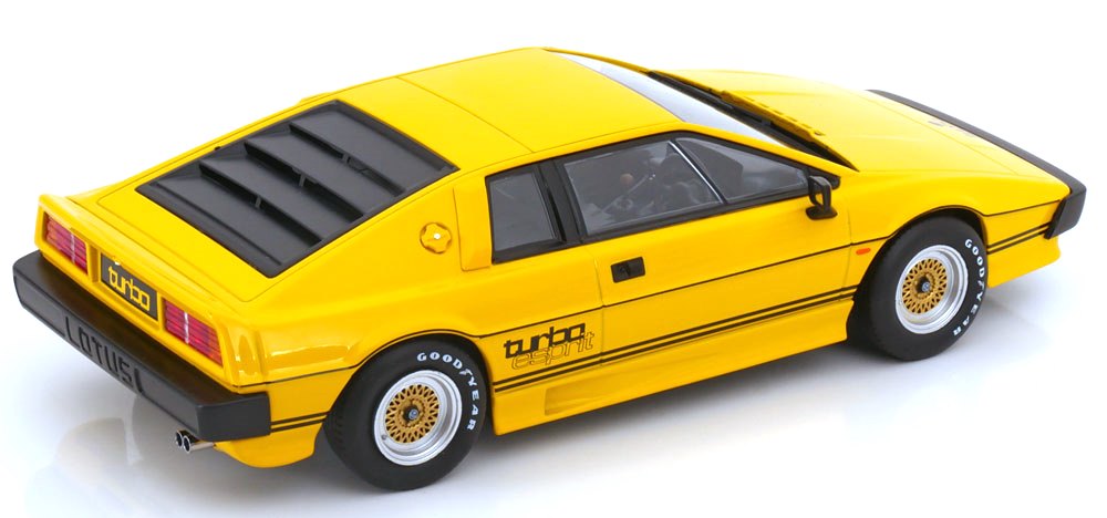 Lotus Esprit Turbo 1981 yellow/black 1:18 KK Scale