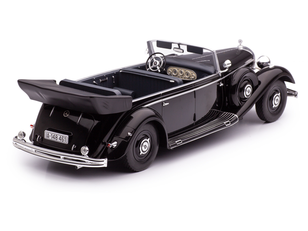 Mercedes-Benz 770 W150 Convertible 1938 black 1:18 MCG Modelcar Group