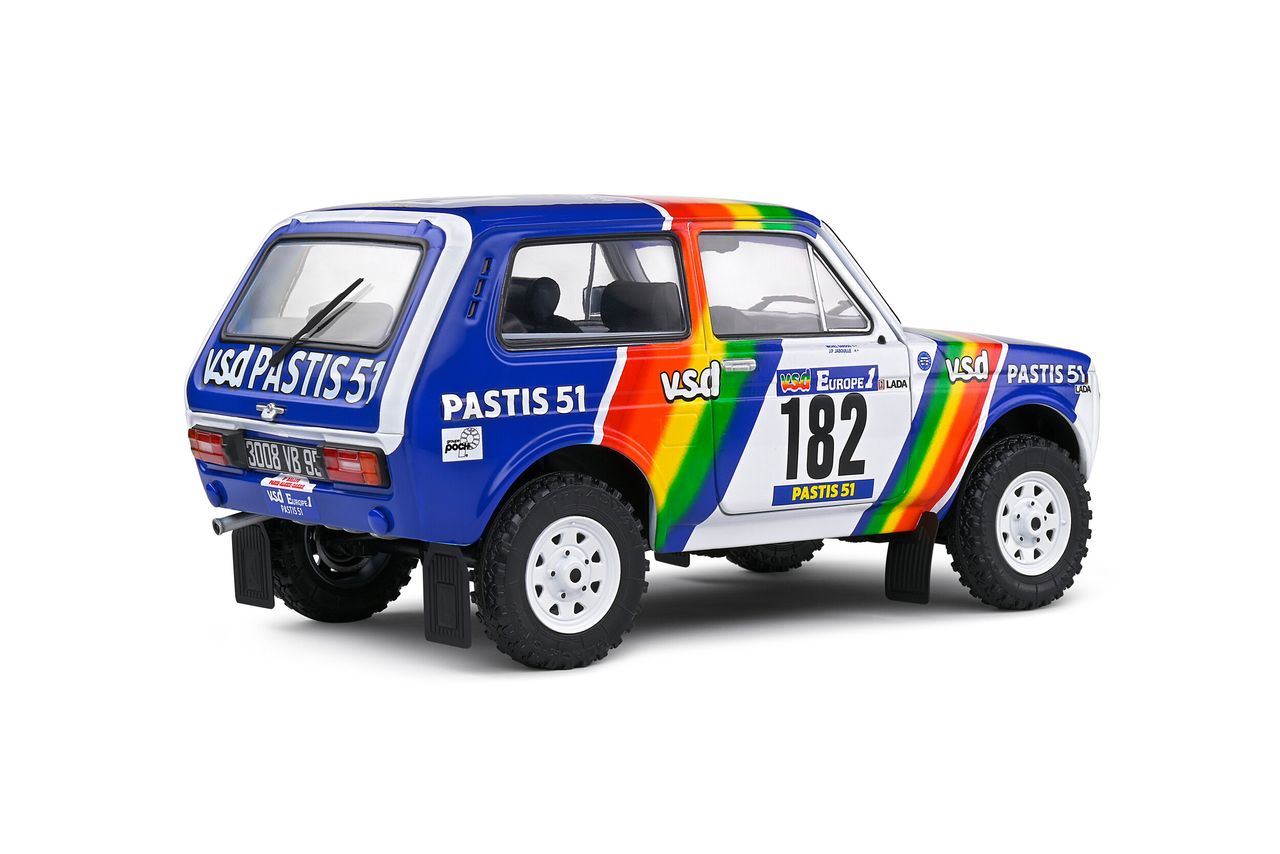 Lada Niva #182 Jabouille/Sardou Rally Paris-Dakar 1984 1:18 Solido