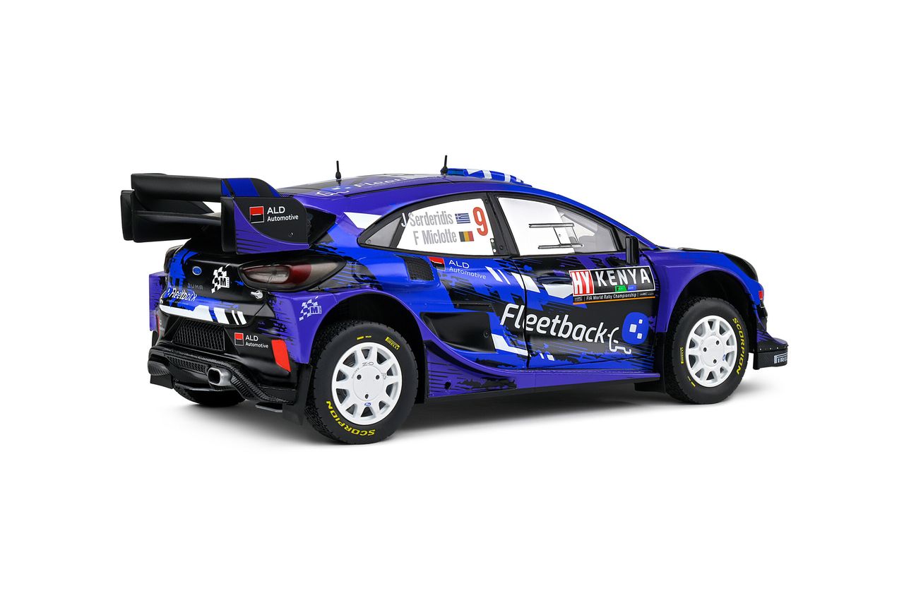 Ford Puma Rally 1 #9 Serderidis/Miclotte Rally Kenya 2022 1:18 Solido