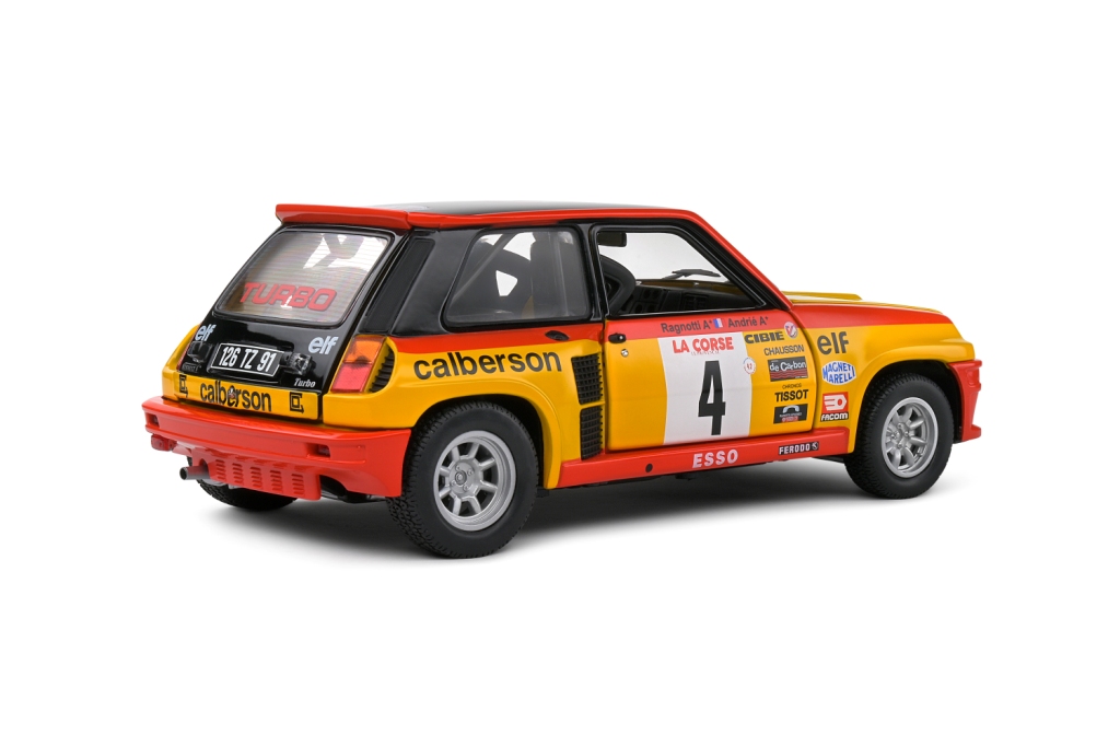 Renault 5 Turbo #4 Ragnotti/Andrie Tour de Corse 1980 1:18 Solido