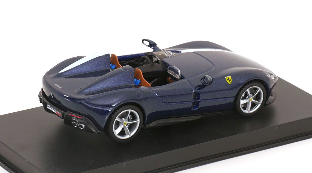 Ferrari Monza SP2 Convertible dark blue 1:43 Bburago