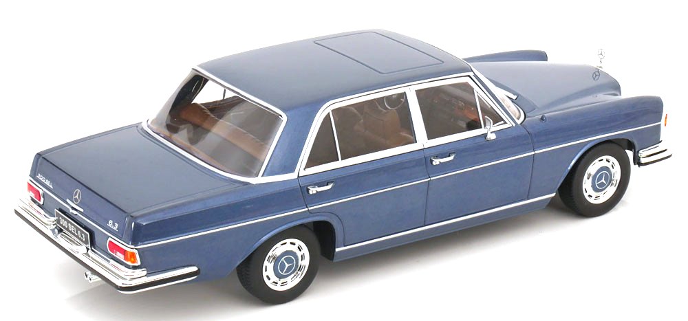 Mercedes-Benz S-Class 300SEL 6.3 W109 1967-1972 blue metallic 1:18 KK Scale