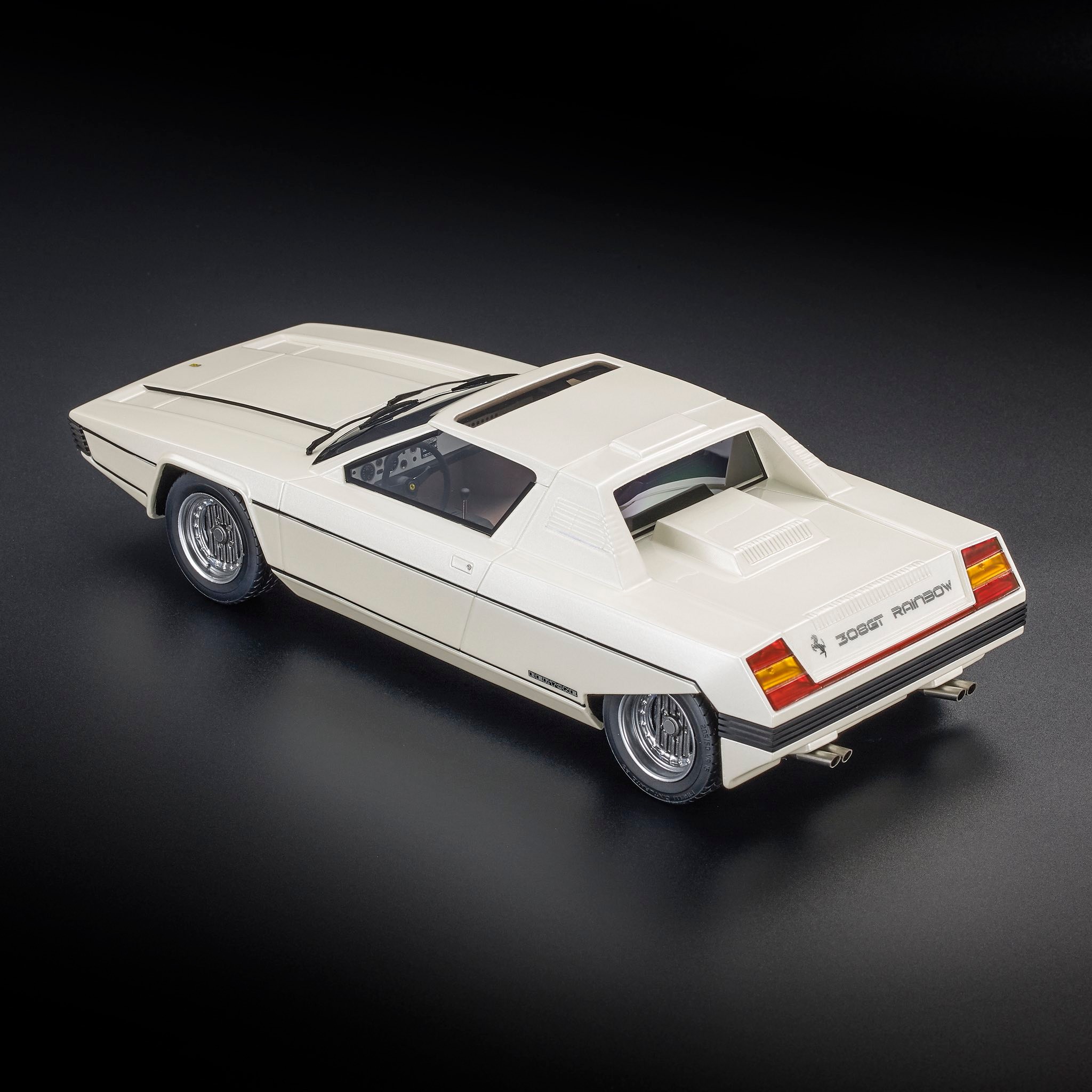 Ferrari 308 GT Bertone Rainbow 1976 white 1:18 Top Marques Collectibles