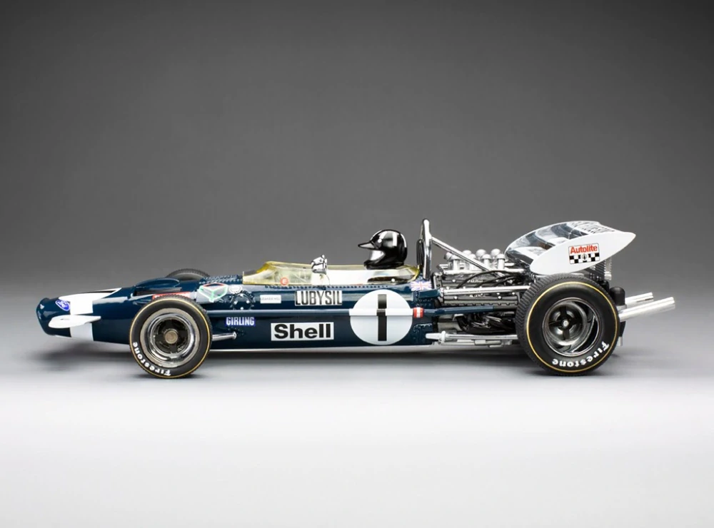 Lotus 49C F1 #1 G.Hill Monaco GP 1970 1:18 Quartzo