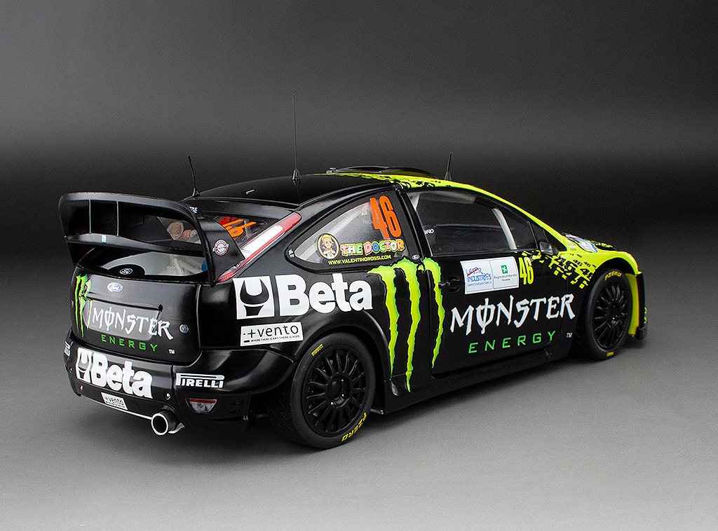 Ford Focus RS WRC08 #46 Rossi/Cassina Rallye Monza 2009 1:18 Sun Star