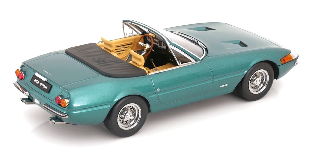Ferrari 365 GTS Daytona Spyder 1.Series 1969 green metallic 1:18 KK Scale