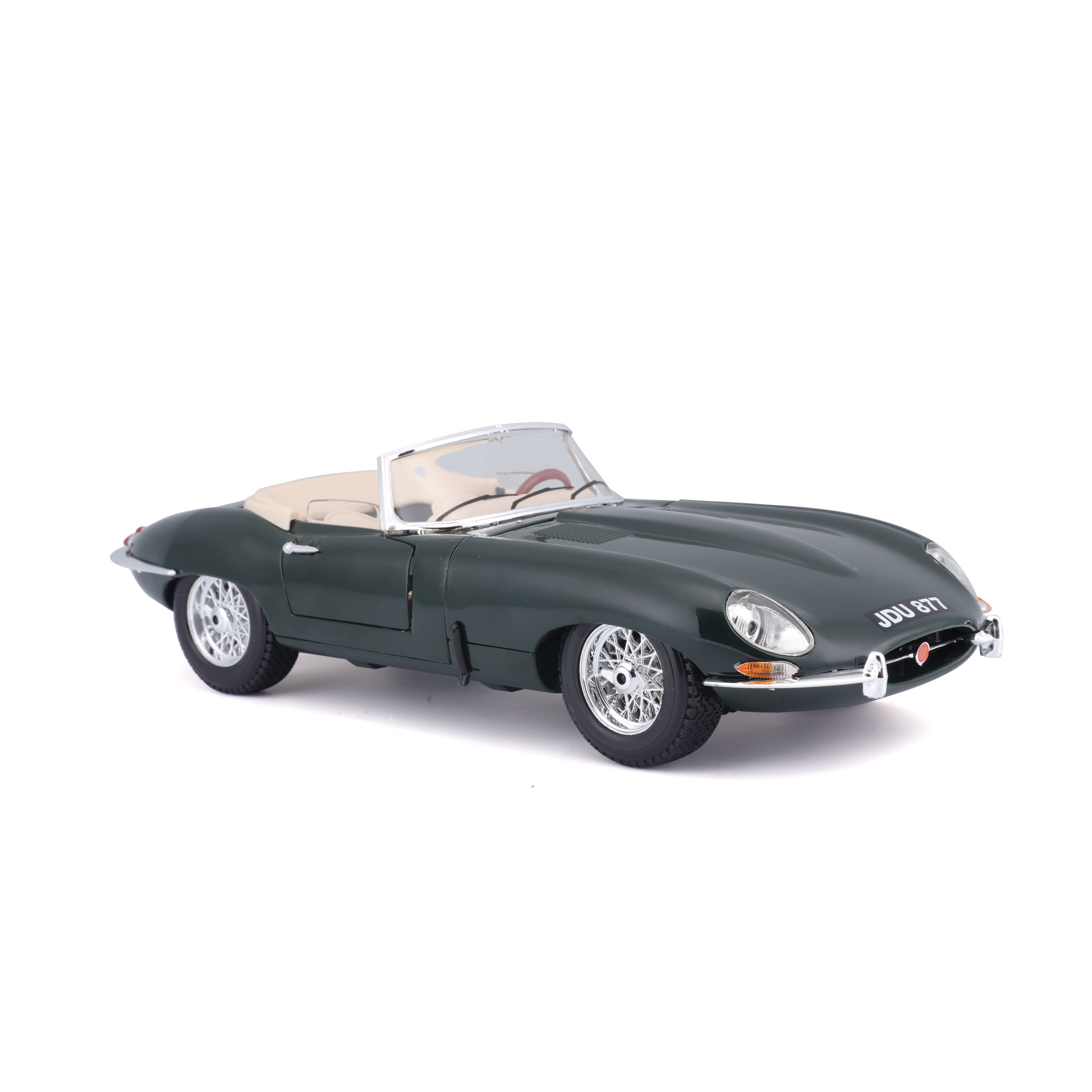 Jaguar E Type Cabrio 1961 green 1:18 Bburago