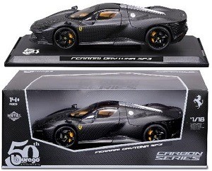 Ferrari Daytona SP3 Carbon Version 50th Anniversary 1:18 Bburago