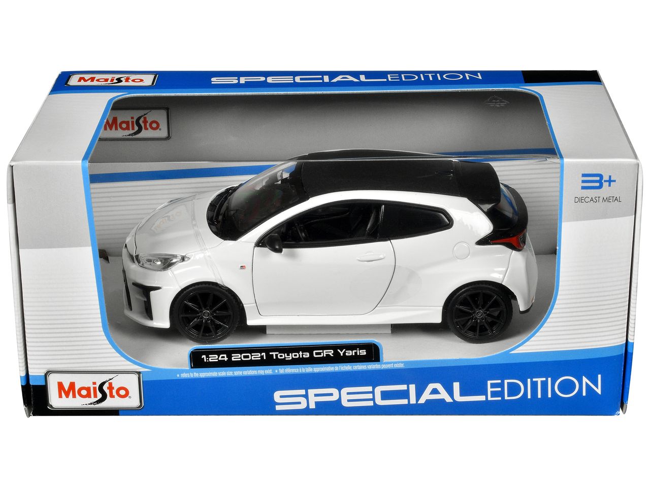 Toyota GR Yaris 2021 white 1:24 Maisto