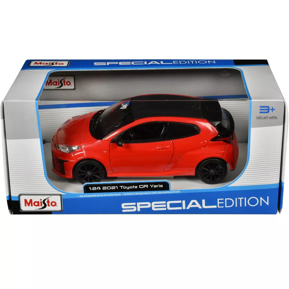 Toyota GR Yaris 2021 red 1:24 Maisto