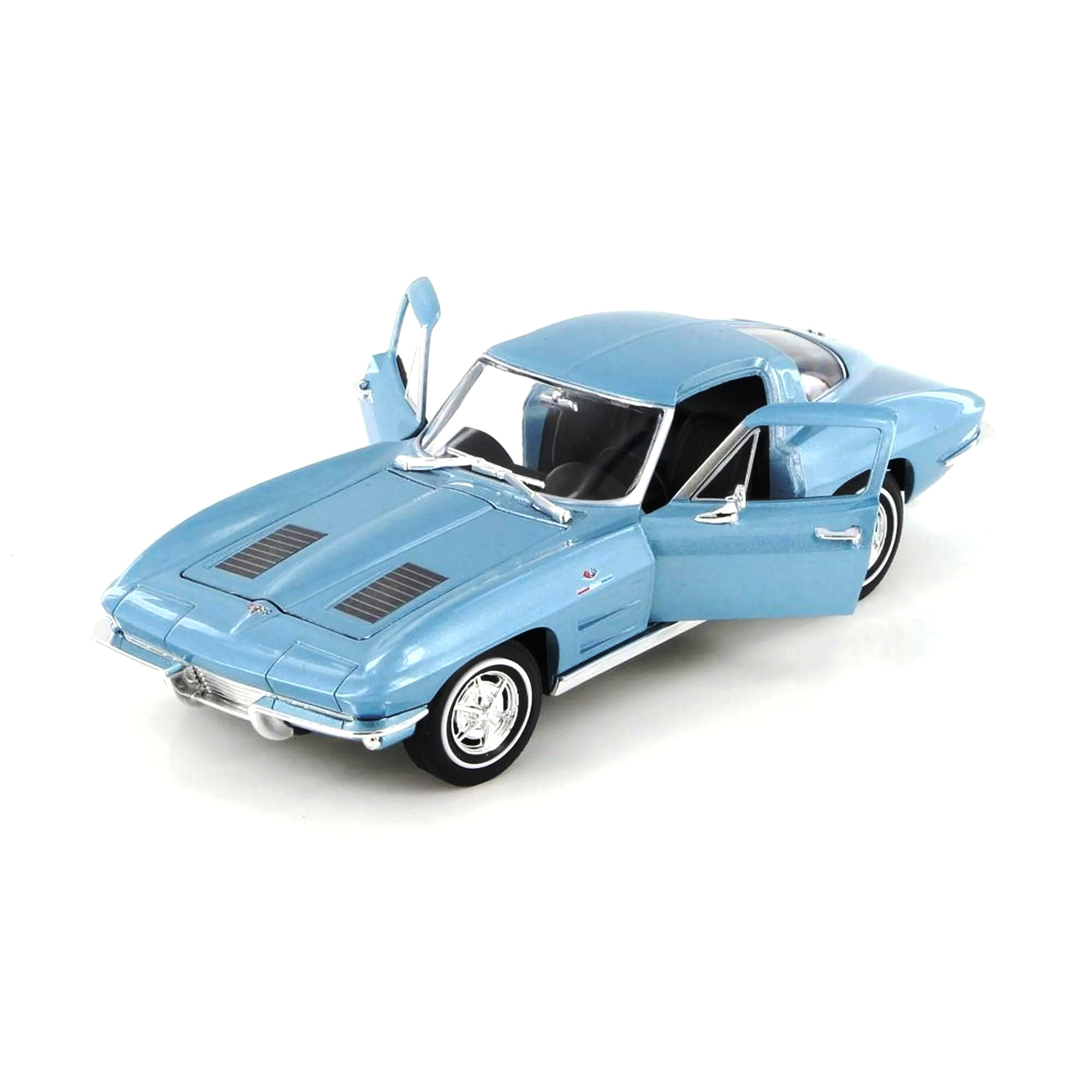 Chevrolet Corvette C2 1963 blue 1:24 Welly
