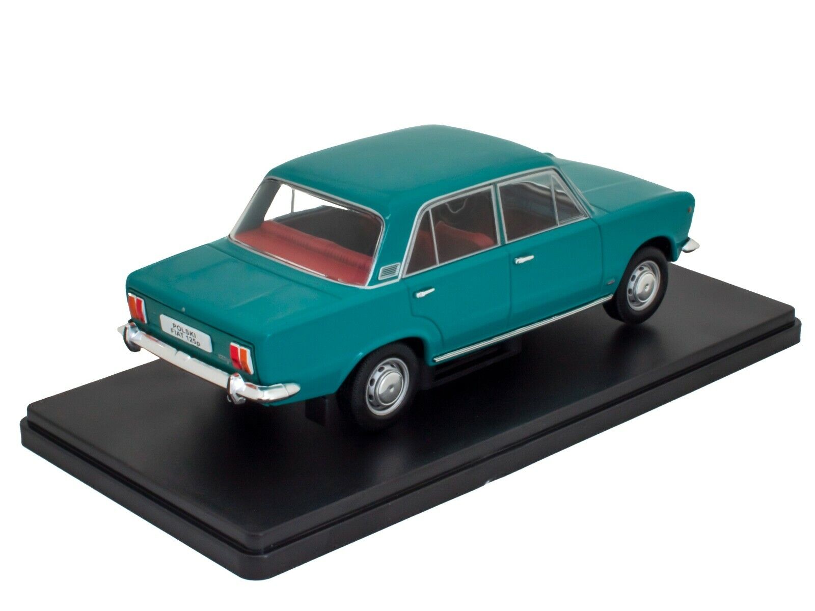 Polski Fiat 125P 1970 green 1:24 Hachette